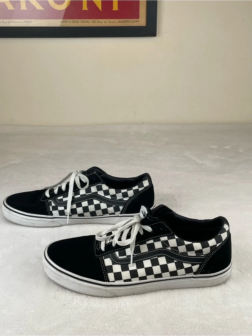 Vans Black and White Checkerboard Unisex Old Skool Sneakers